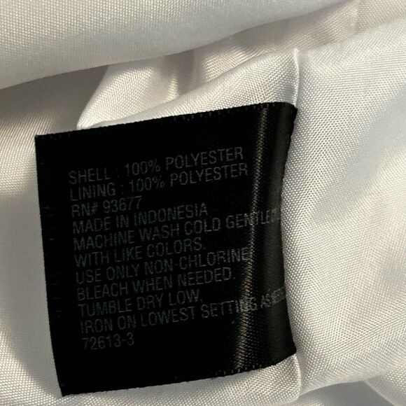 Worthington White Pleated Waffle Textured Skirt Women’s 12 EUC - Picture 6 of 11